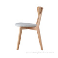 Буковая древесина Ratten Back Table Pu-Cuushion обеденный стул
